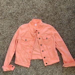 Peach Jean Jacket, Size M, Brand: BP
